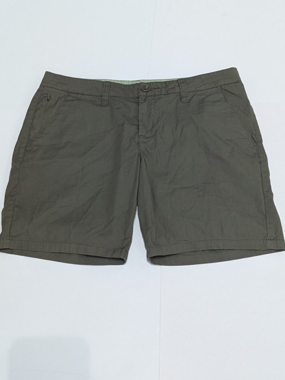 Toad&Co Women's Viatrix Shorts 7" Olive Green Size 12